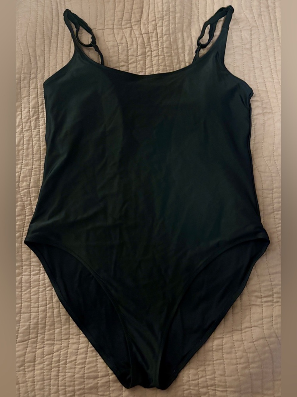 Old Navy Black One-Piece Swimsuit With Molded Cups In Shelf Bra